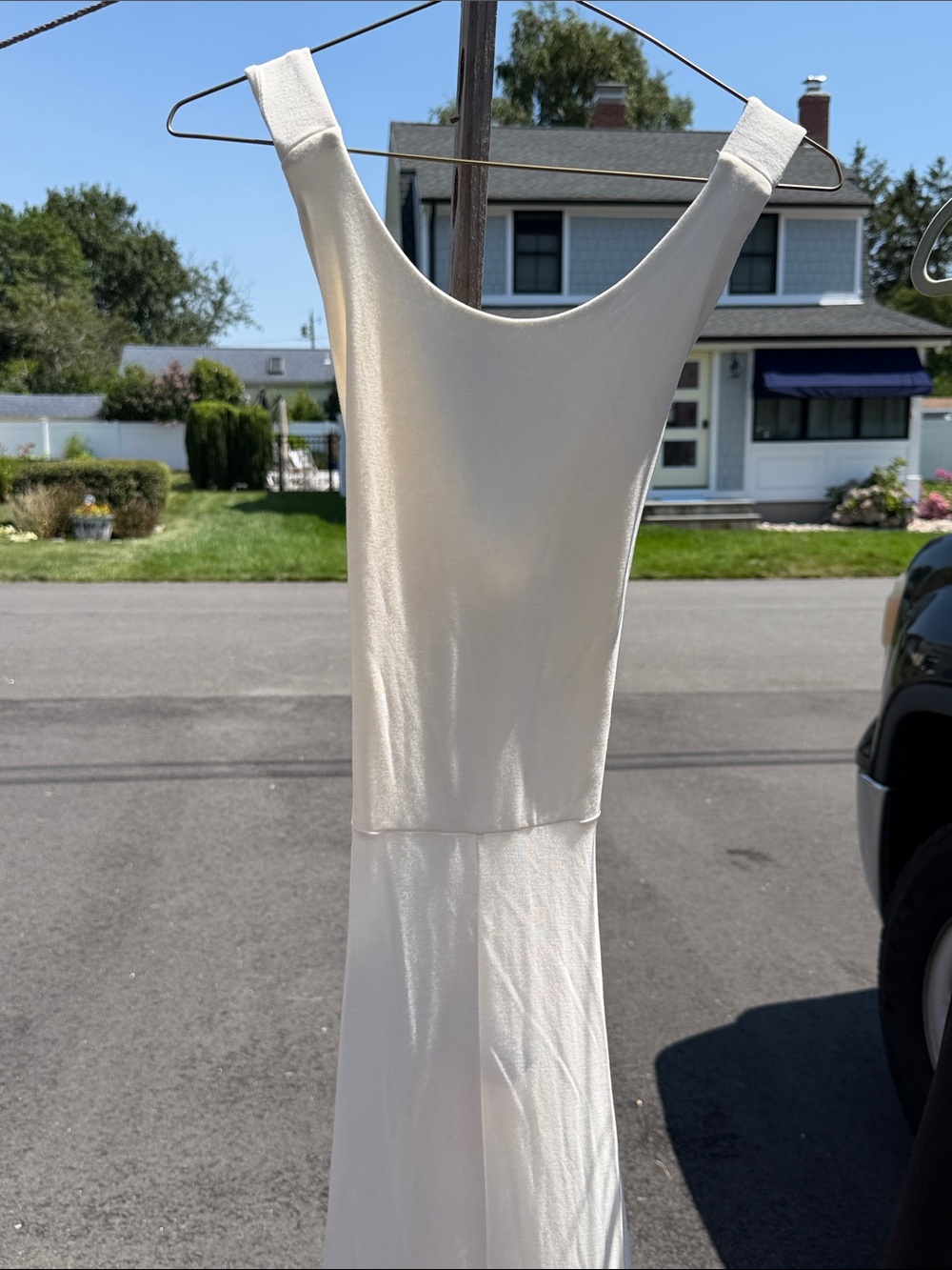 Wilfred Cream Sleeveless Maxi Dress